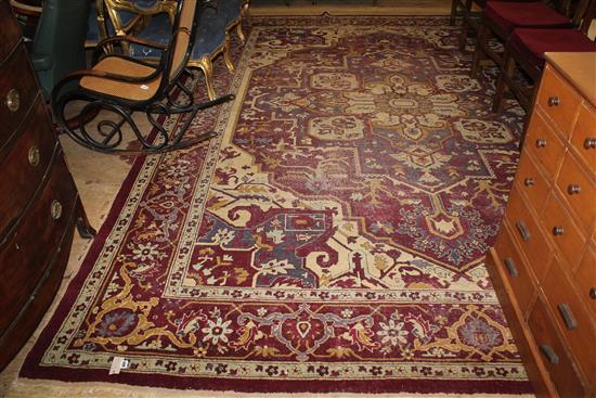 Large Persian red ground carpet